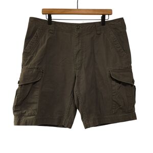 Patagonia, Cargo Shorts, Organic Cotton, Olive Green, Men's Sz 36, L- 21 Inches